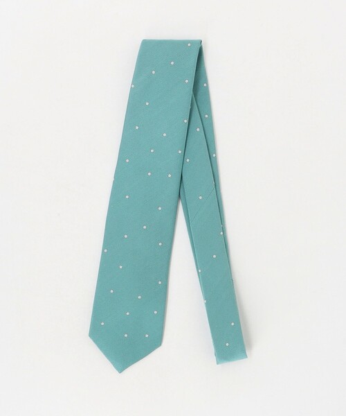 green label relaxing（グリーンレーベルリラクシング）の「GLR ジャパン ヴィンテージ 8.0cm ドット ネクタイ（ネクタイ・メンズ・ターコイズブルー系/ピンク/ダークブラウン/ネイビー/ベージュ/ダークグレー・FREE）」の5枚目の写真