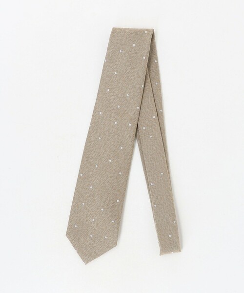 green label relaxing（グリーンレーベルリラクシング）の「GLR ジャパン ヴィンテージ 8.0cm ドット ネクタイ（ネクタイ・メンズ・ターコイズブルー系/ピンク/ダークブラウン/ネイビー/ベージュ/ダークグレー・FREE）」の3枚目の写真