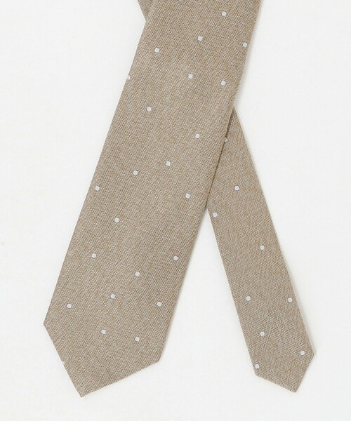 green label relaxing（グリーンレーベルリラクシング）の「GLR ジャパン ヴィンテージ 8.0cm ドット ネクタイ（ネクタイ・メンズ・ターコイズブルー系/ピンク/ダークブラウン/ネイビー/ベージュ/ダークグレー・FREE）」の10枚目の写真