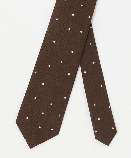 green label relaxing（グリーンレーベルリラクシング）の「GLR ジャパン ヴィンテージ 8.0cm ドット ネクタイ（ネクタイ・メンズ・ターコイズブルー系/ピンク/ダークブラウン/ネイビー/ベージュ/ダークグレー・FREE）」の12枚目の写真