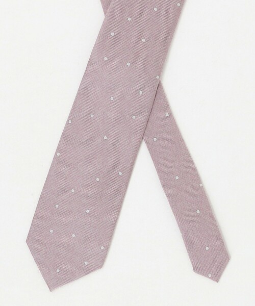 green label relaxing（グリーンレーベルリラクシング）の「GLR ジャパン ヴィンテージ 8.0cm ドット ネクタイ（ネクタイ・メンズ・ターコイズブルー系/ピンク/ダークブラウン/ネイビー/ベージュ/ダークグレー・FREE）」の15枚目の写真