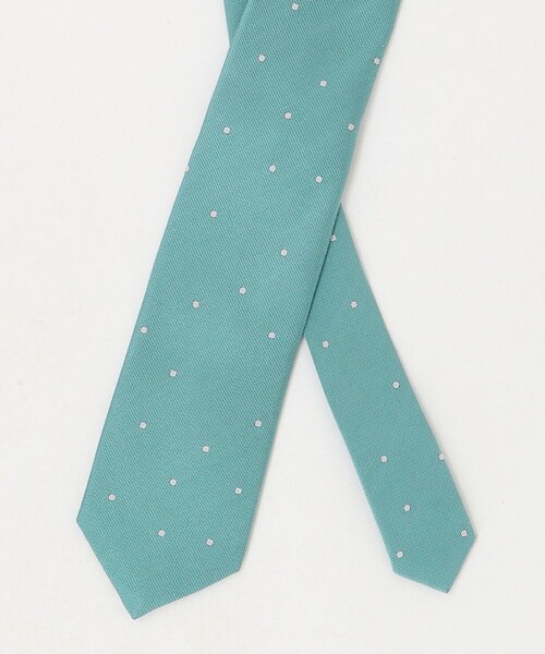 green label relaxing（グリーンレーベルリラクシング）の「GLR ジャパン ヴィンテージ 8.0cm ドット ネクタイ（ネクタイ・メンズ・ターコイズブルー系/ピンク/ダークブラウン/ネイビー/ベージュ/ダークグレー・FREE）」の17枚目の写真