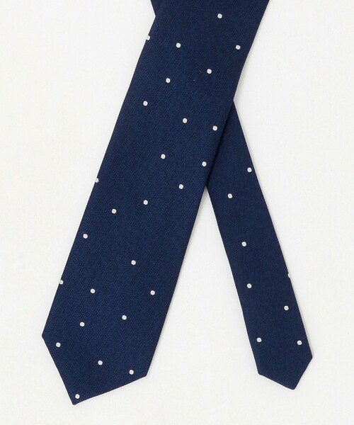 green label relaxing（グリーンレーベルリラクシング）の「GLR ジャパン ヴィンテージ 8.0cm ドット ネクタイ（ネクタイ・メンズ・ターコイズブルー系/ピンク/ダークブラウン/ネイビー/ベージュ/ダークグレー・FREE）」の21枚目の写真