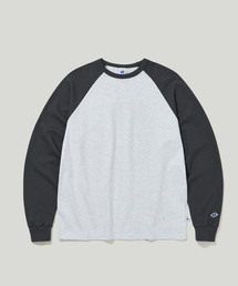 EASTGATE（イーストゲート）の「ヘリテージラグランロングスリーブチャコール（Tシャツ/カットソー）」