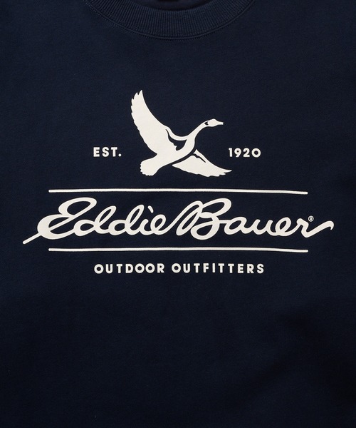 Eddie Bauer(エディーバウアー)の「クラシックロゴプリント クルースウェット(スウェット・メンズ・ピンク/杢グレー/ネイビー・M/XXL/L/XL)」の19枚目の写真