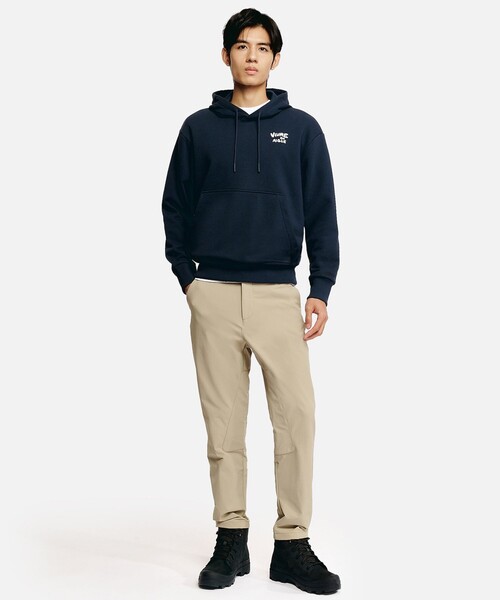 AIGLE（エーグル）の「イーグル イン シティ スウェットパーカ（パーカー・メンズ・ダークネイビー/ブラック・L/M/S/XS）」の7枚目の写真