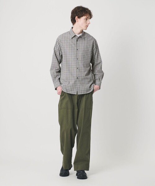 BEAUTY&YOUTH UNITED ARROWS(ビューティーアンドユースユナイテッドアローズ)の「ツイスト チェック レギュラー シャツ FORM型(シャツ/ブラウス・メンズ・グレー系・S/XL/M/L)」の5枚目の写真