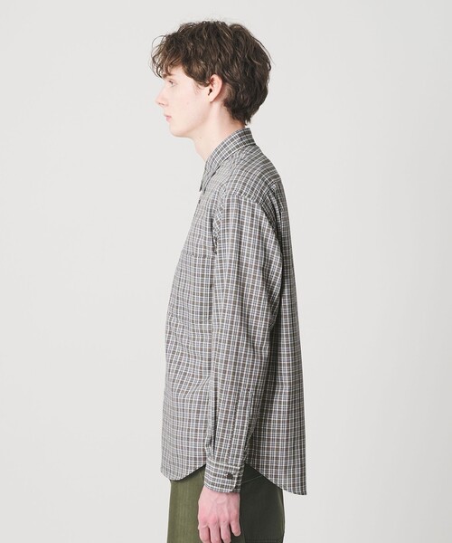BEAUTY&YOUTH UNITED ARROWS(ビューティーアンドユースユナイテッドアローズ)の「ツイスト チェック レギュラー シャツ FORM型(シャツ/ブラウス・メンズ・グレー系・S/XL/M/L)」の7枚目の写真
