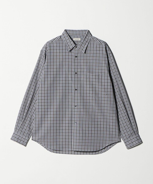 BEAUTY&YOUTH UNITED ARROWS(ビューティーアンドユースユナイテッドアローズ)の「ツイスト チェック レギュラー シャツ FORM型(シャツ/ブラウス・メンズ・グレー系・S/XL/M/L)」の9枚目の写真