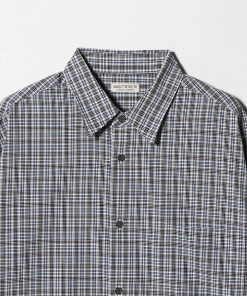 BEAUTY&YOUTH UNITED ARROWS(ビューティーアンドユースユナイテッドアローズ)の「ツイスト チェック レギュラー シャツ FORM型(シャツ/ブラウス・メンズ・グレー系・S/XL/M/L)」の11枚目の写真