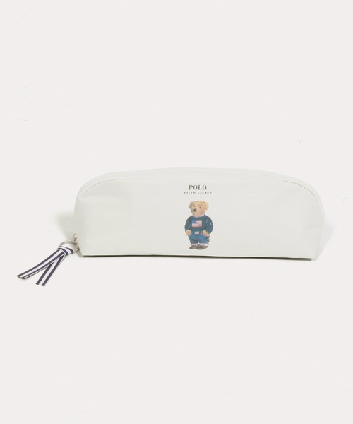 POLO RALPH LAUREN（ポロ ラルフ ローレン）の「【WEB限定】遮光100% 晴雨兼用 折りたたみ日傘 ”POLO FLAG BEAR” ポーチ付（折りたたみ傘・レディース・ベージュ/ダークブルー/ホワイト×ブルー/オフホワイト・FREE）」の19枚目の写真