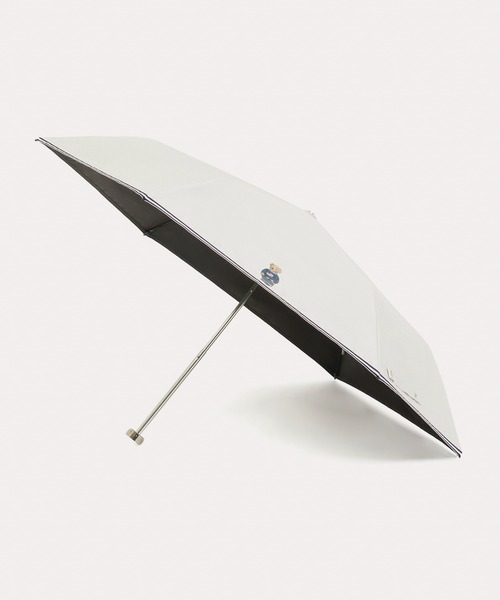 POLO RALPH LAUREN（ポロ ラルフ ローレン）の「【WEB限定】遮光100% 晴雨兼用 折りたたみ日傘 ”POLO FLAG BEAR” ポーチ付（折りたたみ傘・レディース・ベージュ/ダークブルー/ホワイト×ブルー/オフホワイト・FREE）」の20枚目の写真