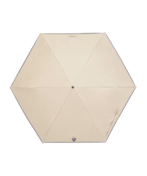 POLO RALPH LAUREN（ポロ ラルフ ローレン）の「【WEB限定】遮光100% 晴雨兼用 折りたたみ日傘 ”POLO FLAG BEAR” ポーチ付（折りたたみ傘・レディース・ベージュ/ダークブルー/ホワイト×ブルー/オフホワイト・FREE）」の13枚目の写真