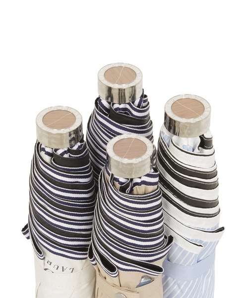 POLO RALPH LAUREN（ポロ ラルフ ローレン）の「【WEB限定】遮光100% 晴雨兼用 折りたたみ日傘 ”POLO FLAG BEAR” ポーチ付（折りたたみ傘・レディース・ベージュ/ダークブルー/ホワイト×ブルー/オフホワイト・FREE）」の8枚目の写真