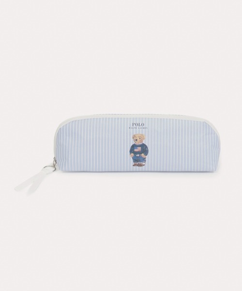 POLO RALPH LAUREN（ポロ ラルフ ローレン）の「【WEB限定】遮光100% 晴雨兼用 折りたたみ日傘 ”POLO FLAG BEAR” ポーチ付（折りたたみ傘・レディース・ベージュ/ダークブルー/ホワイト×ブルー/オフホワイト・FREE）」の17枚目の写真