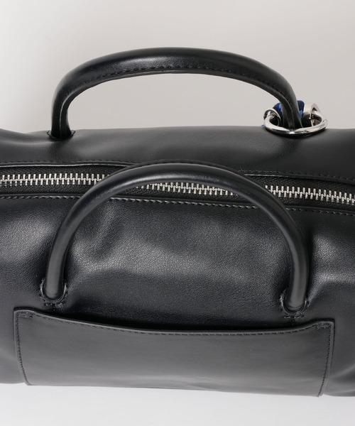 GLOBAL WORK（グローバルワーク）の「500mペットボトル収納可能/スペ軽チャーム付き2WAYボストン/646553（ボストンバッグ・レディース・ダークブラウン/ブラウン系6/ブラック・ONE SIZE）」の8枚目の写真