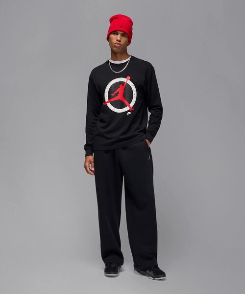 JORDAN BRAND(ジョーダンブランド)の「ジョーダン フライト クラブ メンズ ロングスリーブ Tシャツ / Jordan Flight Club Men's Long-Sleeve T-Shirt IF3010-010 Black(Tシャツ/カットソー・メンズ・ブラック・XL/S/M/L/2XL)」の6枚目の写真