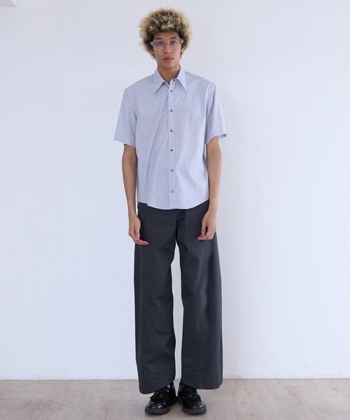 YUKI HASHIMOTO(ユウキハシモト)の「YUKI HASHIMOTO WESTERN SHIRTS (261-01-0102)(シャツ/ブラウス・メンズ・ブラウン/ピンク・46/48)」の4枚目の写真