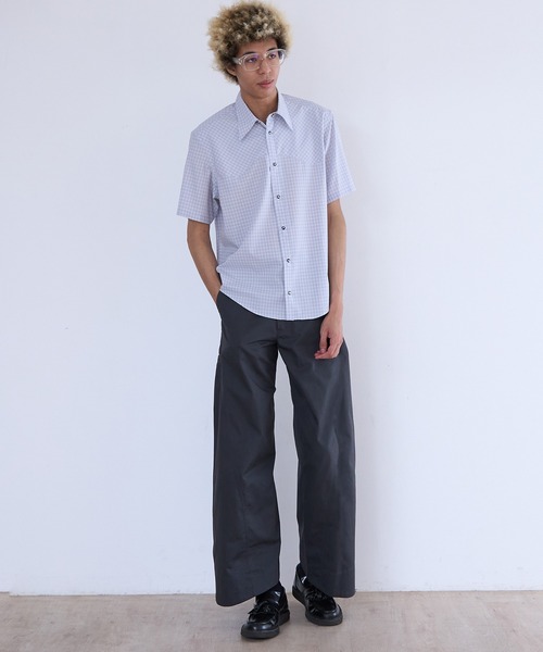 YUKI HASHIMOTO(ユウキハシモト)の「YUKI HASHIMOTO WESTERN SHIRTS (261-01-0102)(シャツ/ブラウス・メンズ・ブラウン/ピンク・46/48)」の7枚目の写真