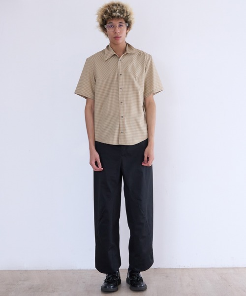 YUKI HASHIMOTO(ユウキハシモト)の「YUKI HASHIMOTO WESTERN SHIRTS (261-01-0102)(シャツ/ブラウス・メンズ・ブラウン/ピンク・46/48)」の9枚目の写真