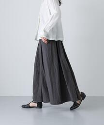 かぐれ | リネンコットンタックスカート(スカート)