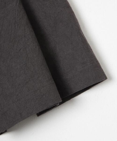 かぐれ(カグレ)の「リネンコットンタックスカート(スカート・レディース・チャコールグレー/ブラック・FREE)」の7枚目の写真