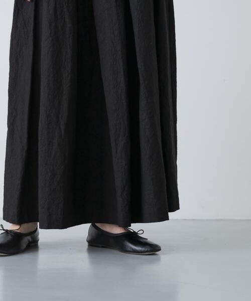かぐれ(カグレ)の「リネンコットンタックスカート(スカート・レディース・チャコールグレー/ブラック・FREE)」の20枚目の写真