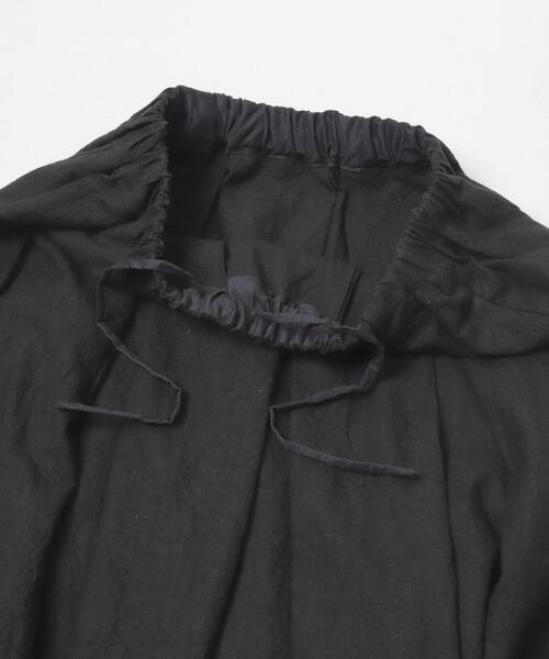 かぐれ(カグレ)の「リネンコットンタックスカート(スカート・レディース・チャコールグレー/ブラック・FREE)」の22枚目の写真