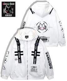 初期衝動/ ショキショウドウ　ストラップフルジップパーカー(M2)
