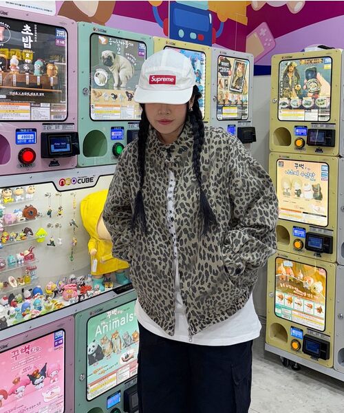 QT8 GARMENTS(キューティーエイトガーメント)の「LB Washed Leopard Harrington Jacket (Beige)(ブルゾン・レディース・その他・MEDIUM/LARGE/X-LARGE)」の10枚目の写真