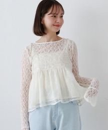 flower | フローラルレースビスチェ(キャミソール)