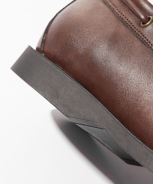 RAGEBLUE（レイジブルー）の「Classical leather Deck Shoes/デッキシューズ（モカシン/デッキシューズ・メンズ・ブラック/ブラウン・MEDIUM/LARGE）」の9枚目の写真