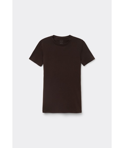 Intimissimi(インティミッシミ)の「ストレッチ スーペリアコットン ショートスリーブ ニット(Tシャツ/カットソー・レディース・ライラック/モカ/ライトイエロー・L/M/S)」の7枚目の写真