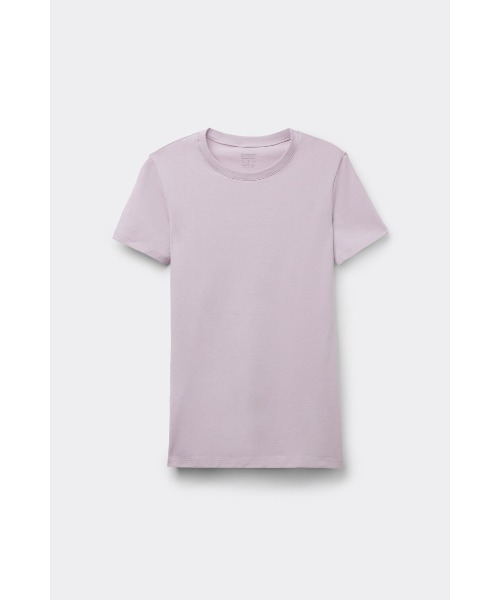 Intimissimi(インティミッシミ)の「ストレッチ スーペリアコットン ショートスリーブ ニット(Tシャツ/カットソー・レディース・ライラック/モカ/ライトイエロー・L/M/S)」の12枚目の写真