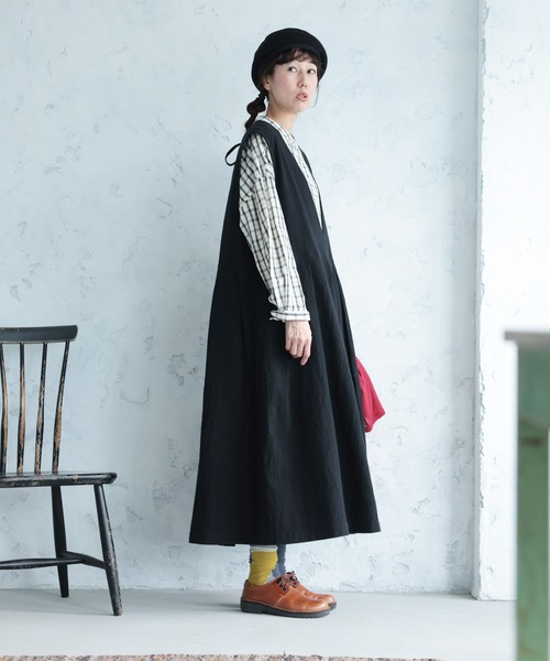 soulberry（ソウルベリー）の「【122cm丈】なんとでもなる、みんなのワンピース（ワンピース・レディース・ブラック・5L/4L/3L/LL/L/M）」の19枚目の写真