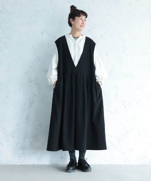 soulberry（ソウルベリー）の「【122cm丈】なんとでもなる、みんなのワンピース（ワンピース・レディース・ブラック・5L/4L/3L/LL/L/M）」の3枚目の写真