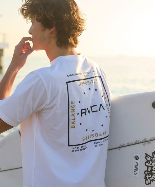 RVCA(ルーカ)の「RVCA メンズ ADD BOX SFST サーフTシャツ 【2026年春夏モデル】(Tシャツ/カットソー・メンズ・ホワイト/ブラック/グレー・X-LARGE/LARGE/MEDIUM/SMALL)」の1枚目の写真