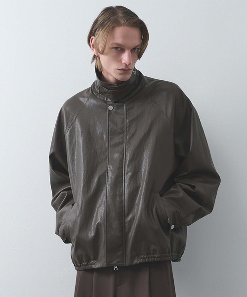 STUDIOUS(ステュディオス)の「【STUDIOUS】MODERN LEATHER BLOUSON(ブルゾン・メンズ・ブラウン・3/2/1)」の1枚目の写真