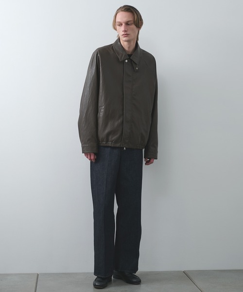 STUDIOUS(ステュディオス)の「【STUDIOUS】MODERN LEATHER BLOUSON(ブルゾン・メンズ・ブラウン・3/2/1)」の4枚目の写真