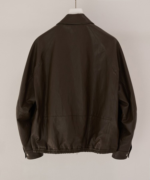 STUDIOUS(ステュディオス)の「【STUDIOUS】MODERN LEATHER BLOUSON(ブルゾン・メンズ・ブラウン・3/2/1)」の15枚目の写真