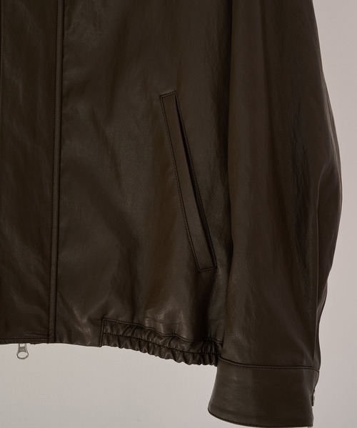 STUDIOUS(ステュディオス)の「【STUDIOUS】MODERN LEATHER BLOUSON(ブルゾン・メンズ・ブラウン・3/2/1)」の20枚目の写真
