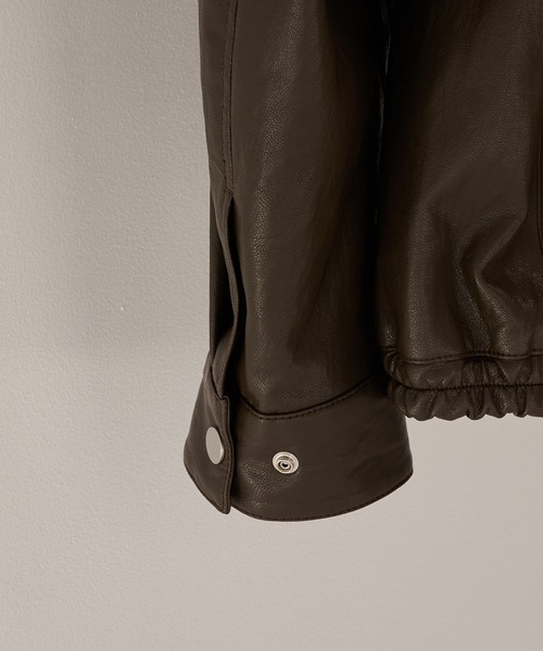 STUDIOUS(ステュディオス)の「【STUDIOUS】MODERN LEATHER BLOUSON(ブルゾン・メンズ・ブラウン・3/2/1)」の21枚目の写真