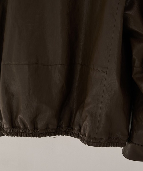 STUDIOUS(ステュディオス)の「【STUDIOUS】MODERN LEATHER BLOUSON(ブルゾン・メンズ・ブラウン・3/2/1)」の22枚目の写真
