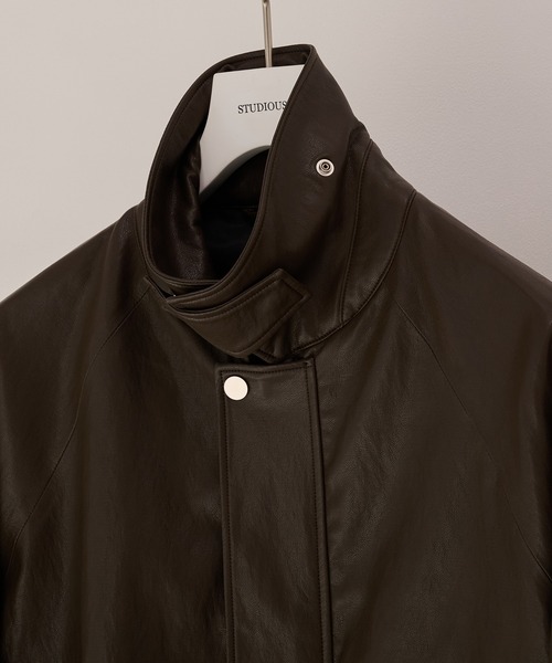 STUDIOUS(ステュディオス)の「【STUDIOUS】MODERN LEATHER BLOUSON(ブルゾン・メンズ・ブラウン・3/2/1)」の17枚目の写真