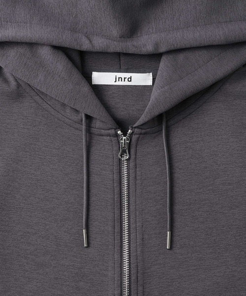  j.n.r.d（ジェー・エヌ・アール・ディー）の「杢ストレッチダンボールフルジップパーカー（パーカー・メンズ・パープル/オフホワイト/チャコールグレー・L/M/S/LL）」の14枚目の写真