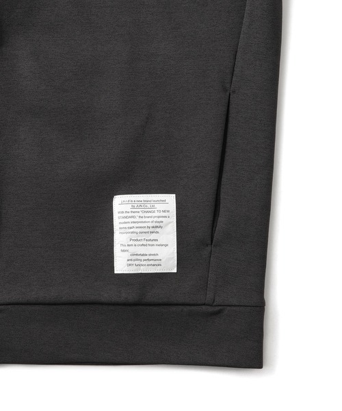  j.n.r.d（ジェー・エヌ・アール・ディー）の「杢ストレッチダンボールフルジップパーカー（パーカー・メンズ・パープル/オフホワイト/チャコールグレー・L/M/S/LL）」の22枚目の写真