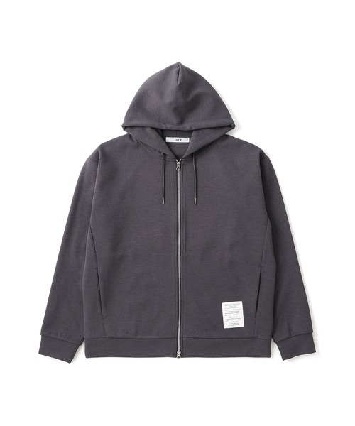  j.n.r.d（ジェー・エヌ・アール・ディー）の「杢ストレッチダンボールフルジップパーカー（パーカー・メンズ・パープル/オフホワイト/チャコールグレー・L/M/S/LL）」の6枚目の写真