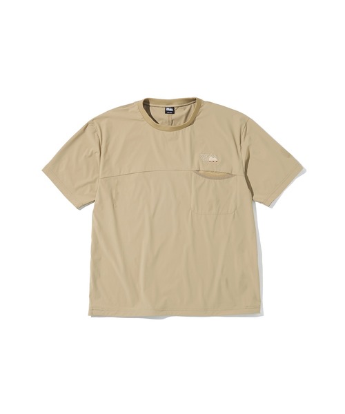 FIRST DOWN(ファーストダウン)の「ポケット ピステ ショートスリーブTシャツ(Tシャツ/カットソー・メンズ・ベージュ/ブラック・M)」の21枚目の写真