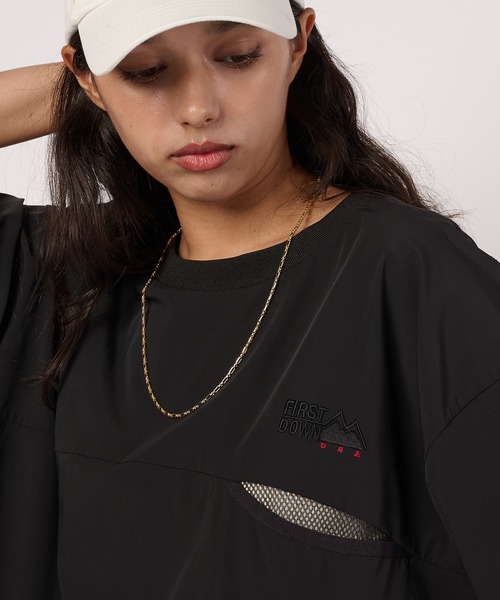 FIRST DOWN(ファーストダウン)の「ポケット ピステ ショートスリーブTシャツ(Tシャツ/カットソー・メンズ・ベージュ/ブラック・M)」の16枚目の写真