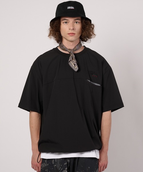 FIRST DOWN(ファーストダウン)の「ポケット ピステ ショートスリーブTシャツ(Tシャツ/カットソー・メンズ・ベージュ/ブラック・M)」の11枚目の写真